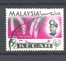 MALESIA KEDAH       1965 -1970 Orchids    USED - Kedah