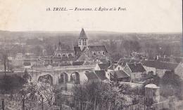 78 / TRIEL / PANORAMA / L EGLISE ET LE PONT - Triel Sur Seine