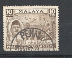 MALESIA   -FEDERATION OF MALAYA 1957 Independence Day   USED - Fédération De Malaya