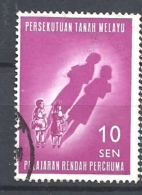 MALESIA   -FEDERATION OF MALAYA    -1962 Free Primary Education - Introduced January 1962     USED - Federation Of Malaya