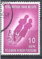 MALESIA   -FEDERATION OF MALAYA    -1962 Free Primary Education - Introduced January 1962     USED - Fédération De Malaya