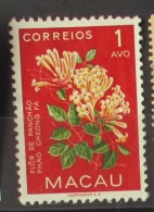 Macao 1953 Flowers 1 Avo No Gum - Unused Stamps