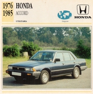 Auto Da Collezione  "Honda  1976  Accord"  (Giappone) - Motores