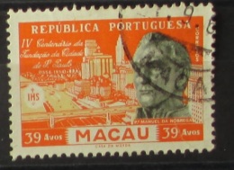 Macao 1954 Centenario City S. Paulo 39 Avos Used - Used Stamps