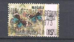 MALESIA   MELACCA         USED 1971 -1977 Butterflies - Malacca