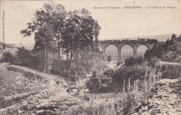 Carte Postale, Bon Repos, La Vallée Et Le Viaduc, Environs De Gouarec - Gouarec