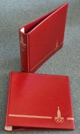 BOREK 2 Binder Mit 6-Loch Mechanik: Olympiade 1980 Band 1+2 Rot Gebraucht (Z319) - Binders Only