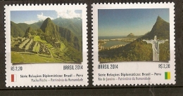 Brazil ** & Joint Issue Brazil And Peru, World Heritage 2014 (4354) - Nuevos