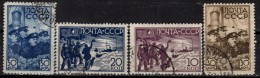 Russia / USSR 1938, Scott# 643-646, Michel# 614-617, Rescue Of Papanin's North Pole Expedition, Full Set CTO - Polar Exploradores Y Celebridades