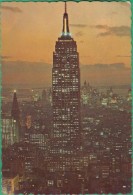 Etats Unis - New York City - Empire State Building At Sunset - Empire State Building