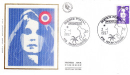 MAYOTTE - FDC Du 02.01.1997 - MARIANNE - Service Postal PHILATELIE - RARE - Covers & Documents