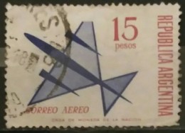ARGENTINA 1965. Airmail - Airplane. USADO - USED. - Oblitérés