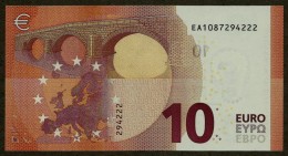 France - 10 Euro - E001 F5 - EA1087294222 - Draghi - UNC - 10 Euro