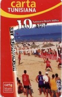 @+ Tunisie - Carte Tunisiana - Beach-Volley - 10 Dinars - Tunisie