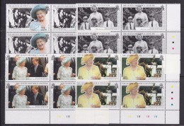 South Georgia 1999 Queen Mother´s Century 4v Bl Of 4  (corner)  ** Mnh (32841) - South Georgia