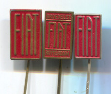 FIAT - Car Auto, Automotive, Vintage Pin, Badge, Abzeichen, 3 Pcs - Fiat