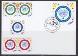 United Nations New York 2001 50th Anniversary 1v 1 Maxicard (32848) - Tarjetas – Máxima