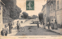 77-CLAYE-SOUILLY- MONTEE DU CANAL ET GRANDE RUE - Claye Souilly