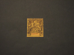 DIEGO SUAREZ - 1900/7 ALLEGORIA 75 C. - TIMBRATO/USED - Unused Stamps