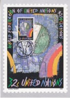 United Nations New York 1996 WFUNA 1v  Maxicard (32861) - Cartes-maximum