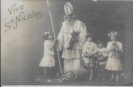 CPA Saint Nicolas Nicolaas Nikolo Circulé Ours En Peluche Teddy - Saint-Nicholas Day