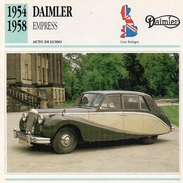Auto Da Collezione  "Daimler 1954  Empress"  (Gran Bretagna) - Auto & Verkehr
