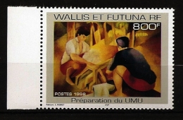 Wallis & Futuna 1998 N° 512 ** Préparation Du Umu, Cuisine, Four, Feuilles De Bananier, Poisson, Coco, Cochon, Igname - Unused Stamps