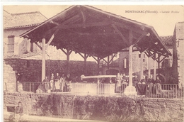 34/ Montagnac - Le Lavoir Public -  Belle Animation Carte écrite Mais Non Voyagée - Andrieu Editeur - Montagnac