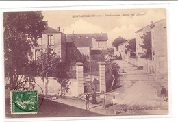 34/ Montagnac -Gendarmerie - Ecole Des Garcons -  Carte Voyagée - Andrieu Editeur - Montagnac