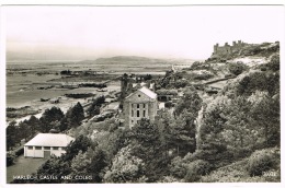 RB 1115 -  1958  J. Salmon Real Photo Postcard - Harlech Castle & College - Merionethshire Wales - Merionethshire