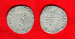 FRANCE - CHARLES VI - BLANC GUENAR - POINT 12/13ème - MACON - - 1380-1422 Carlos VI El Bien Amado