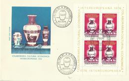 = ROMANIA FDC 1976 EUROPA - FDC