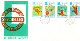 SEYCHELLES - FDC Du 30.03.1976 - RURAL POSTS OF SEYCHELLES - Seychelles (1976-...)