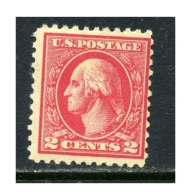 ULTRA RARE US POSTAGE GENUINE ORIGINAL 1910 TWO 2 CENT WASHINGTON CV-525$ SUPERB STAMP TIMBRE USED - Nuevos