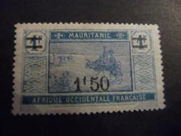 TIMBRE   MAURITANIE       N  53      COTE  2,00  EUROS  NEUF  TRACE  CHARNIERE - Neufs