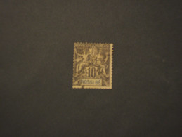 NOSSI BE' - 1894 ALLEGORIA  10 C. - TIMBRATO/USED - Oblitérés