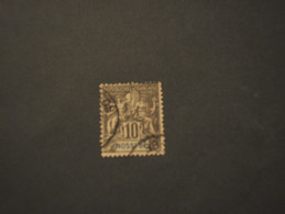 NOSSI BE' - 1894 ALLEGORIA  10 C. - TIMBRATO/USED - Oblitérés