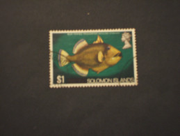 SOLOMON - 1972 PESCE  1 D. - TIMBRATO/USED - Islas Salomón (...-1978)