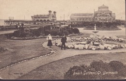 United Kingdom PPC Beach Garden's, Great Yarmouth The Pelham Series Local View GT. YARMOUTH 1921 (2 Scans) - Great Yarmouth