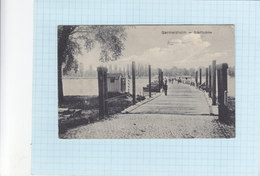 CPA  - GERMERSHEIM - Schiffbrücke  - écrite 11 Décembre 1927 - Germersheim