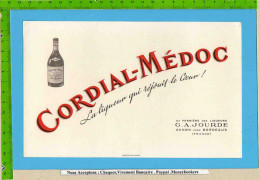 BUVARD : La Liqueur Qui Rejouit Le Coeur CORDIAL MEDOC - Liquor & Beer