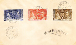 SEYCHELLES - FDC Du 12.05.1937 - Seychellen (1976-...)