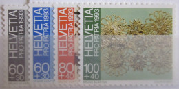 Suisse - YT 1430 à 1433 ** - 1993 - Unused Stamps