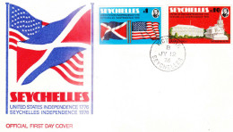 SEYCHELLES - FDC Du 12.07.1976 - SEYCHELLES INDEPENDANCE 1976 - Seychellen (1976-...)