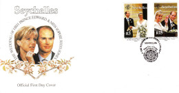 SEYCHELLES - FDC Du 01.09.1999 - THE WEDDING OF HRH PRINCE EDWARD ET MISS SOPHIE - Seychellen (1976-...)