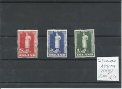 ISLANDIA YVERT  199/201   MH  * - Ongebruikt