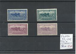 EGIPTO YVERT 99/102  MH  * - Unused Stamps