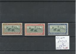 EGIPTO YVERT 115/17  MH  * - Unused Stamps