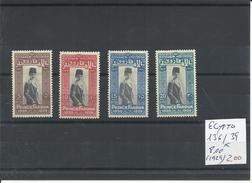 EGIPTO YVERT 136/39   MH  * - Unused Stamps