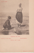 PAYS BAS . HOLLAND . ( Couple D'enfants Jouant Sur Le Sable  )  Enfants De La Mer  . Gravure De C. LEGRAND - Autres & Non Classés